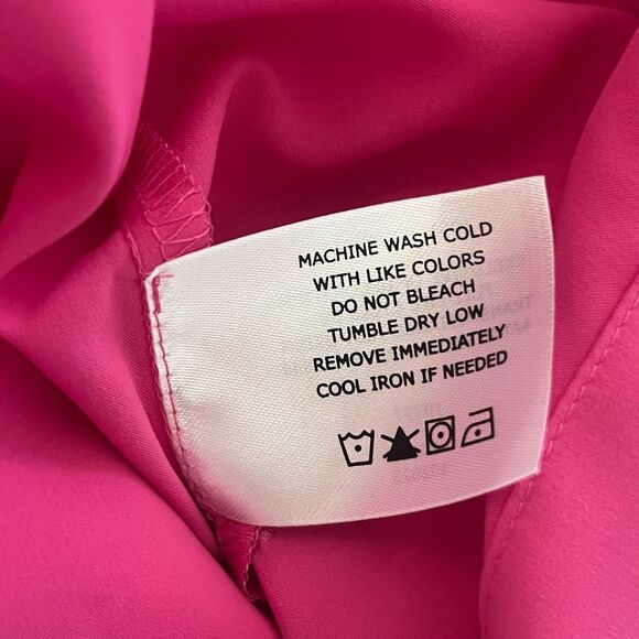 Coolibar Vizcaya Wrap Dress Pink and Palm Size Small NWT - Picture 6 of 6